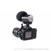 枫笛 Saramonic Vmic Stereo 外接录音话筒 单反摄像机通用 双话筒录音 电容式采访话筒麦 心型电容麦克风 