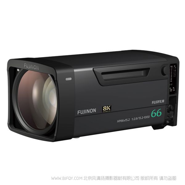 富士 HP66x15.2-ESM 8K 演播室/转播用箱式镜头 66倍变焦的8K镜头