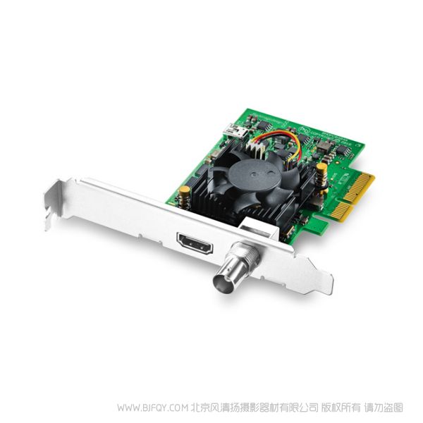 BMD DeckLink Mini Monitor 4K 配有6G‑SDI和新型HDMI 2.0a接口,可让您从计算机上监看高达2160p30的所有格式