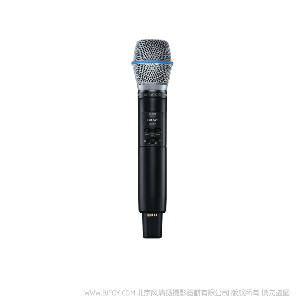 Shure 舒尔 SLXD2/B87C 配备Beta®87C话筒头的手持式发射机 SLXD24CN/B87C 收发套装