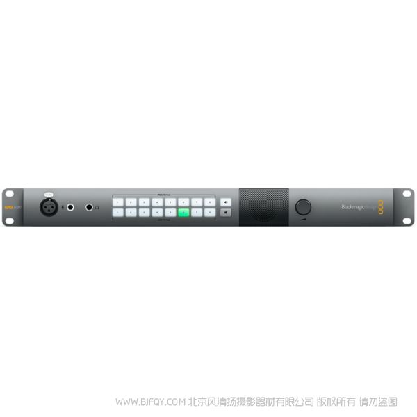 BMD ATEM Talkback Converter 4K 15、16号内嵌音频通道来实现多达8台摄影机SDI对讲功能