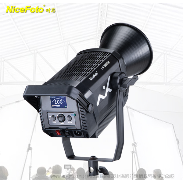 NiceFoto 耐思 LV-3000B 纳米热管+静音风扇 强散热 3000W