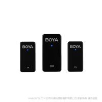 BOYA BY-WMic5-M2 2.4GHz迷你双通道无线麦克风系统 3.5 一拖二