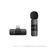 BOYA 博雅 BY-V10 2.4GHz迷你无线麦克风系统  USB-C 一拖一