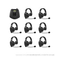 Saramonic 枫笛 WiTalk WT9S 单包耳八发一收全双工通话耳机对讲系统 内通一拖八