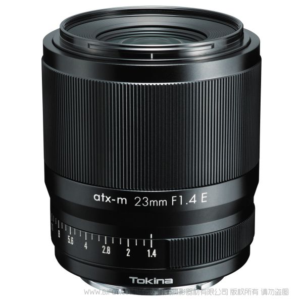 Tokina 图丽 atx-m 23mm F1.4 E PLUS WIDE PRIME APSC画幅 定焦镜头 索尼微单相机 A6700 适用