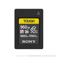 索尼CEA-G960T CFexpress 4.0 Type A存储卡 CEA960T 读取1800MB 写入 1700MB